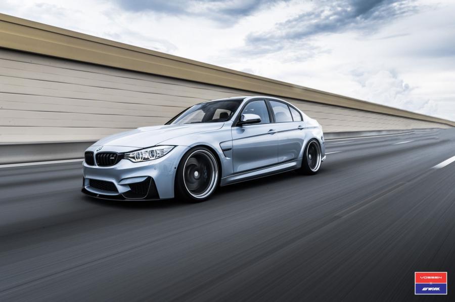  BMW M3 Sedan on Vossen Wheels (VWS-3) 2017 года  (фото 33 из 44)